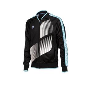 005649-518-veste-de-survetement-femme-arena-relax-iv-team-logo-black-white-blue-diamond