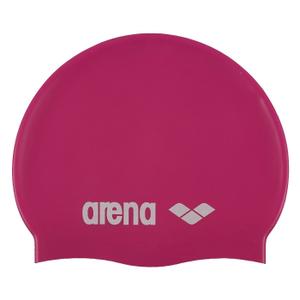91670-91-bonnet-de-bain-silicone-classique-enfant-arena-fuxia-white-tu