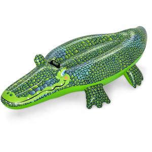 a2200281-bouee-natation-enfant-crocodile-chevauchable-bestway-vert-noir-152x71-cm
