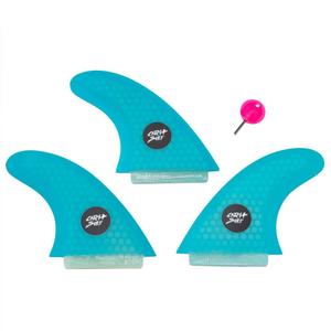 hchptricyan-kit-aileron-catch-surf-honeycomb-hi-perf-tri-fin-cyan-tu