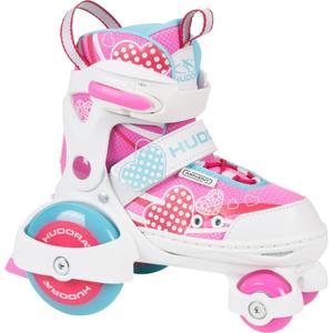 22042-roller-quad-fille-hudora-my-first-quad-rose