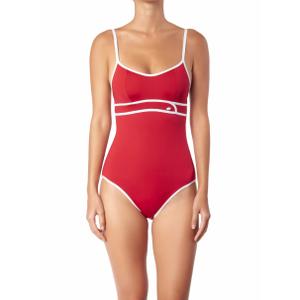 com-01maycup-maillot-de-bain-1-piece-armature-femme-huit-coming-soon-rouge