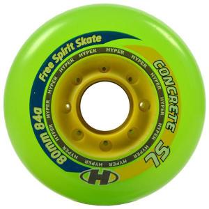 hy4whcs8084tv-roue-de-roller-hyper-concrete-sl-x4-transparent-green-76-mm-84a
