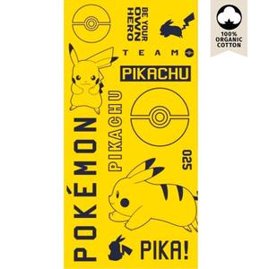 8436580114585-serviette-de-plage-en-coton-nintendo-pokemon-pikachu-jaune-140x70-cm