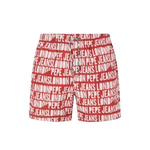 pmb10384-257-short-de-bain-pepe-jeans-ao-logo-rouge