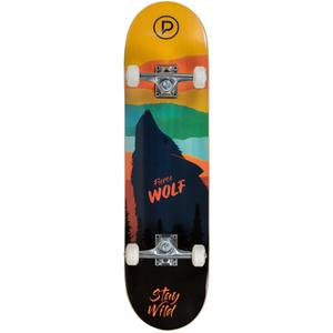 880307-skateboard-playlife-fierce-wolf-multicolore-79x20-5-cm