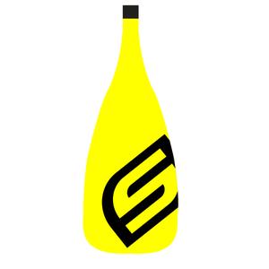 hc200-001-pagaie-en-fibre-de-verre-safe-waterman-plus-yellow-175x23-cm