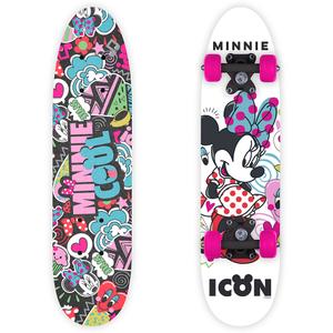 9935-planche-de-skate-enfant-seven-minnie-rose-blanc-24-x5-9-61x15-cm